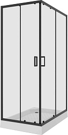 Niagara Душевой уголок Nova 100x80 NG-6681-08 Black – фотография-2